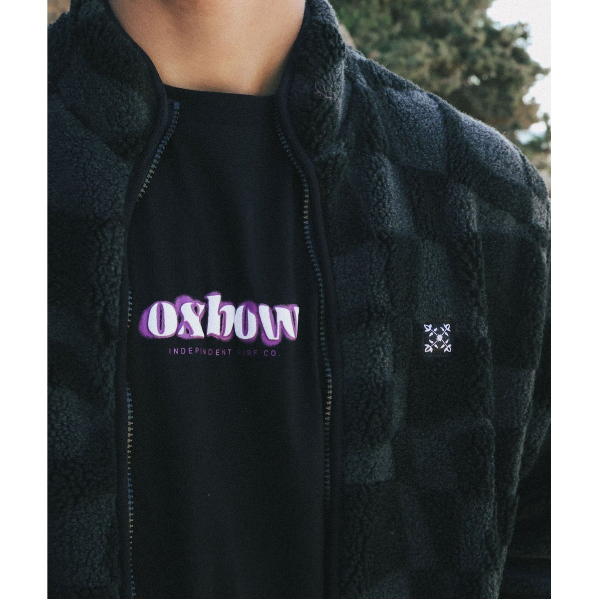 Tee-shirt manches courtes GLOW black, OXBOW