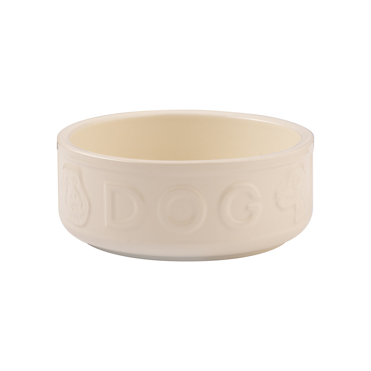 Lettered Dog Bowl 15cm cream, MASON CASH