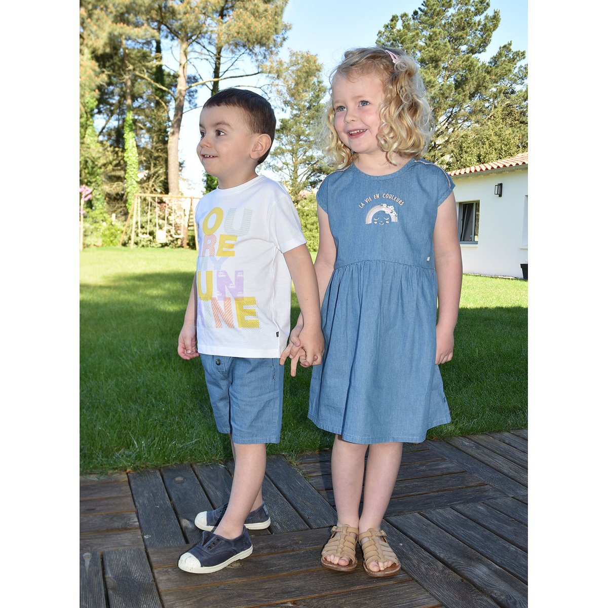 Tshirt norman manches courtes enfant blanc, SUCRE D'ORGE