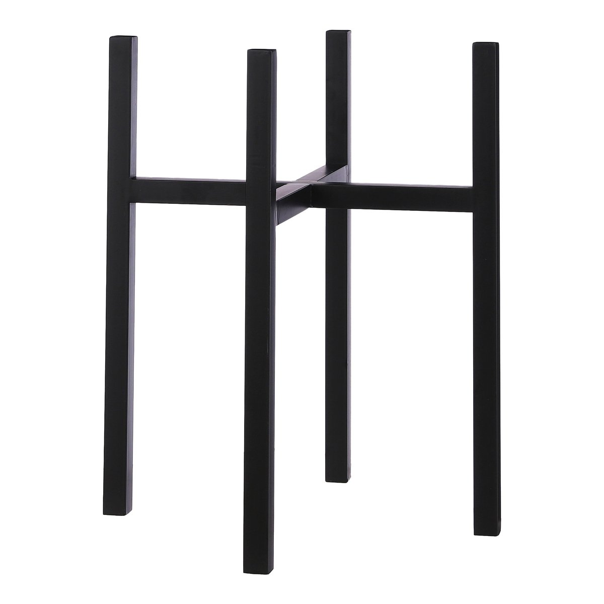 Support pour plantes H50 cm ASCOT XL noir, MICA DECORATIONS
