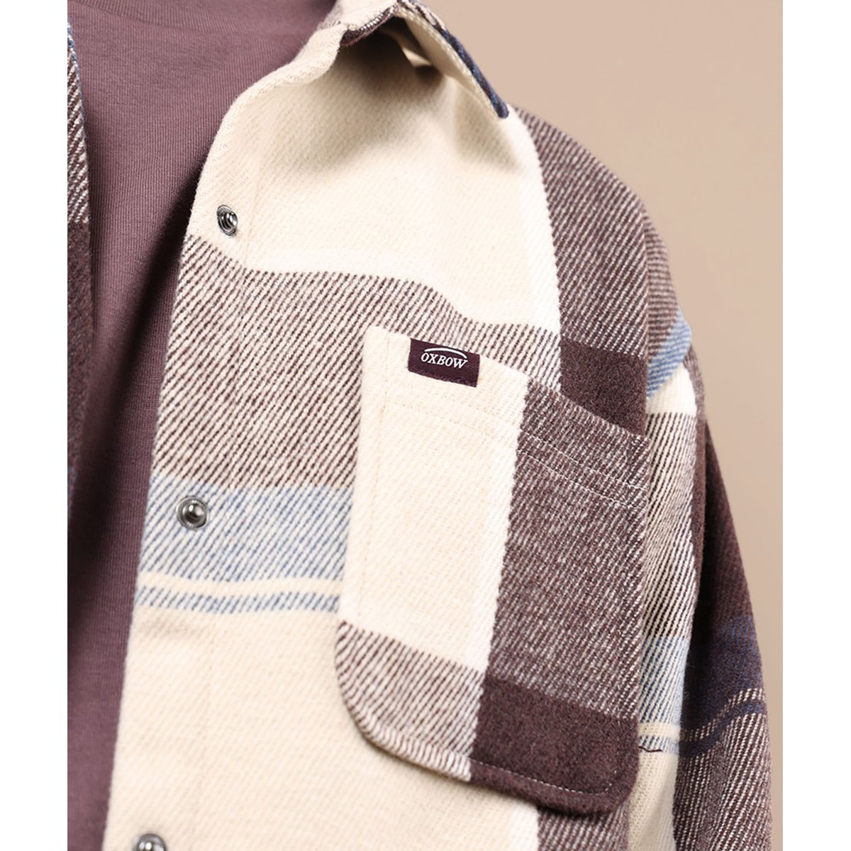Chemise manches longues COASTAL seashell, OXBOW