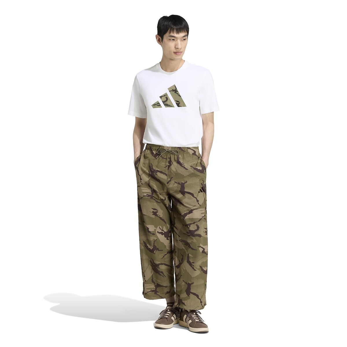 T-shirt de mangas curtas, TABLE TEE branco, ADIDAS SPORTSWEAR