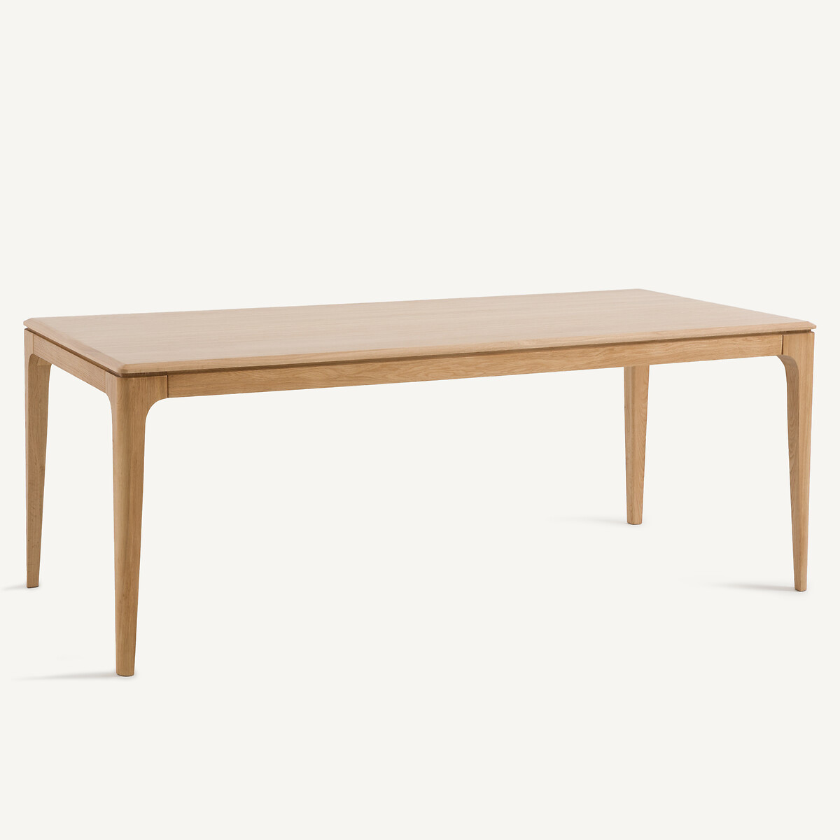 Mesa de roble macizo y chapado de roble, 8 cubiertos, SANARA roble natural, AM.PM