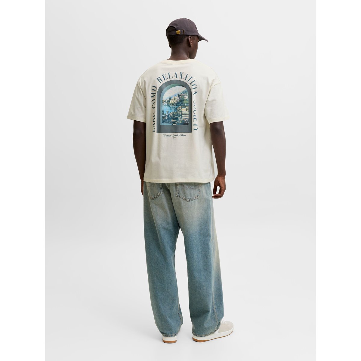 T-Shirt egret, JACK & JONES