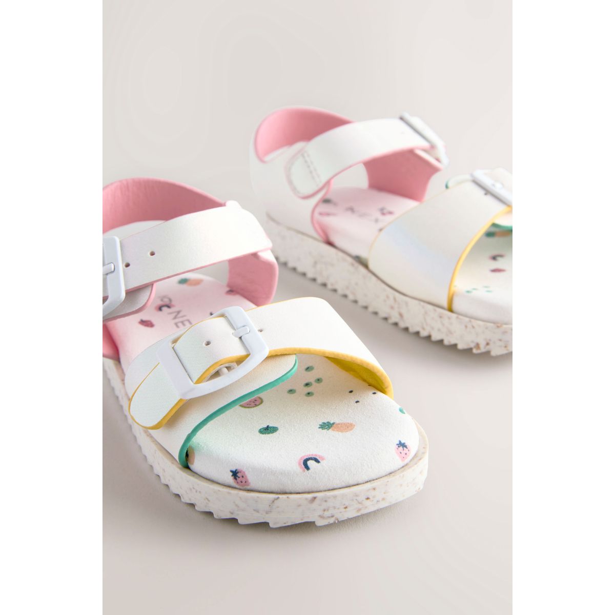 Sandales buckle blanc, NEXT