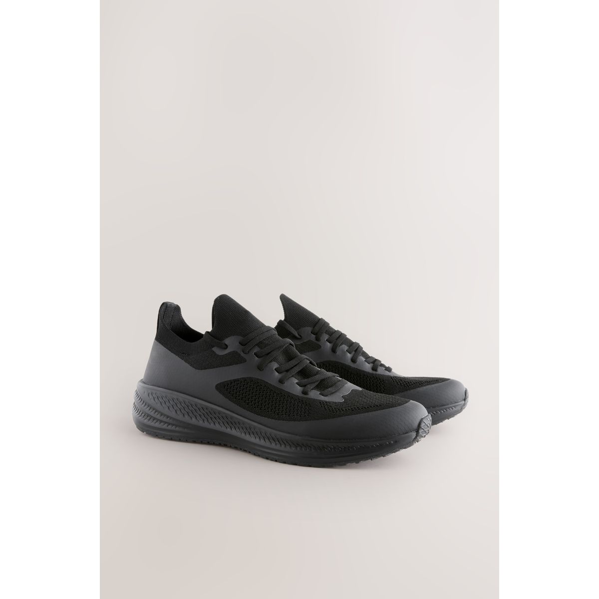 Baskets en maille noir, NEXT