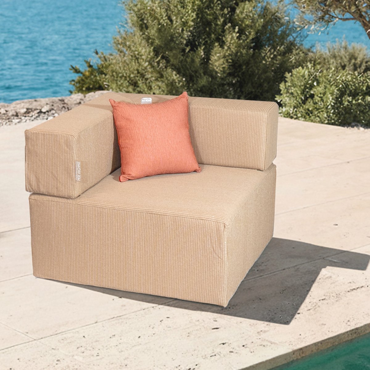 Coussin extéieur orange, MX HOME