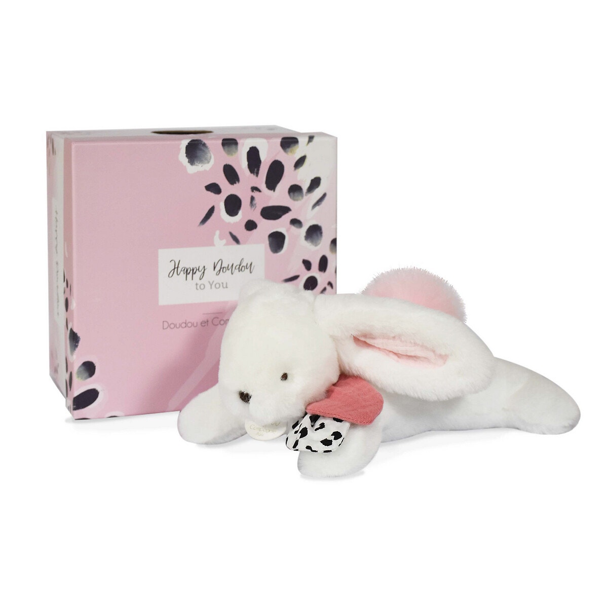 Peluche happy blush 25 cm rose, DOUDOU ET COMPAGNIE