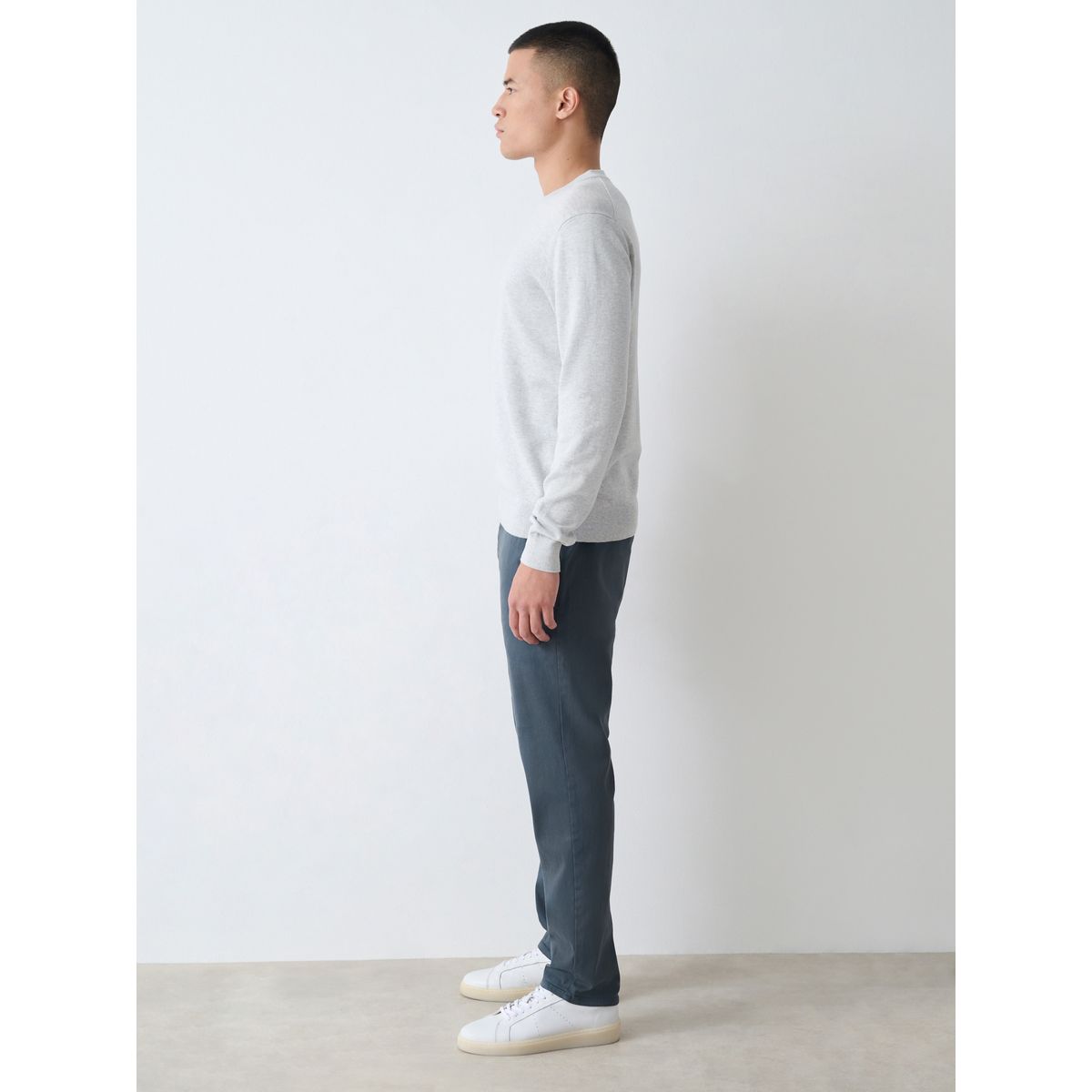 Pantalon chino motionflex bleu, NEXT