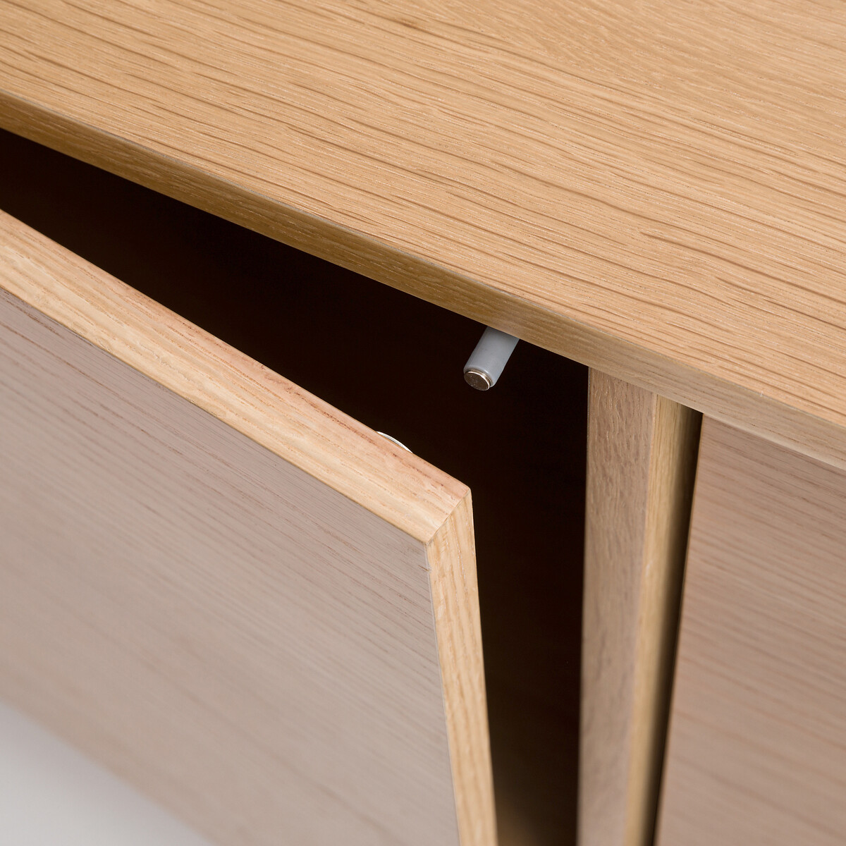 Credenza bassa modulare impiallacciata rovere, 2 ante Senssia color quercia, LA REDOUTE INTERIEURS