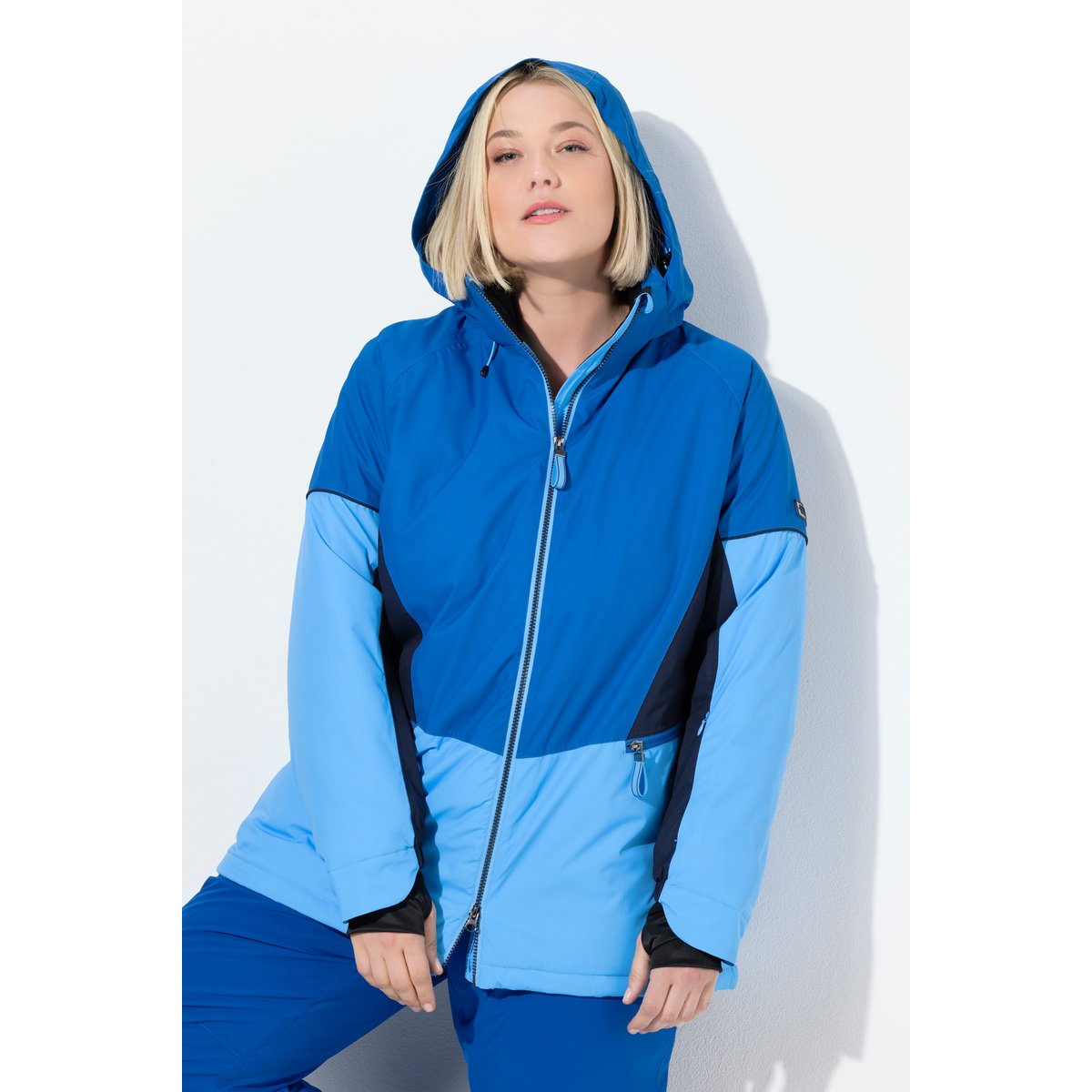 Veste technique HYPRAR, tissu imperméable jeans bleu, ULLA POPKEN