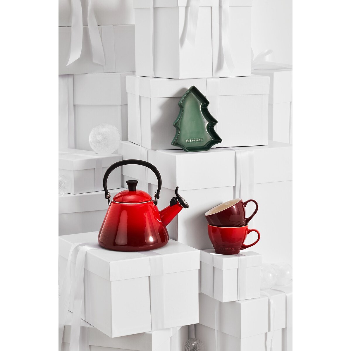 Bouilloire Kone 1,6L cerise, LE CREUSET
