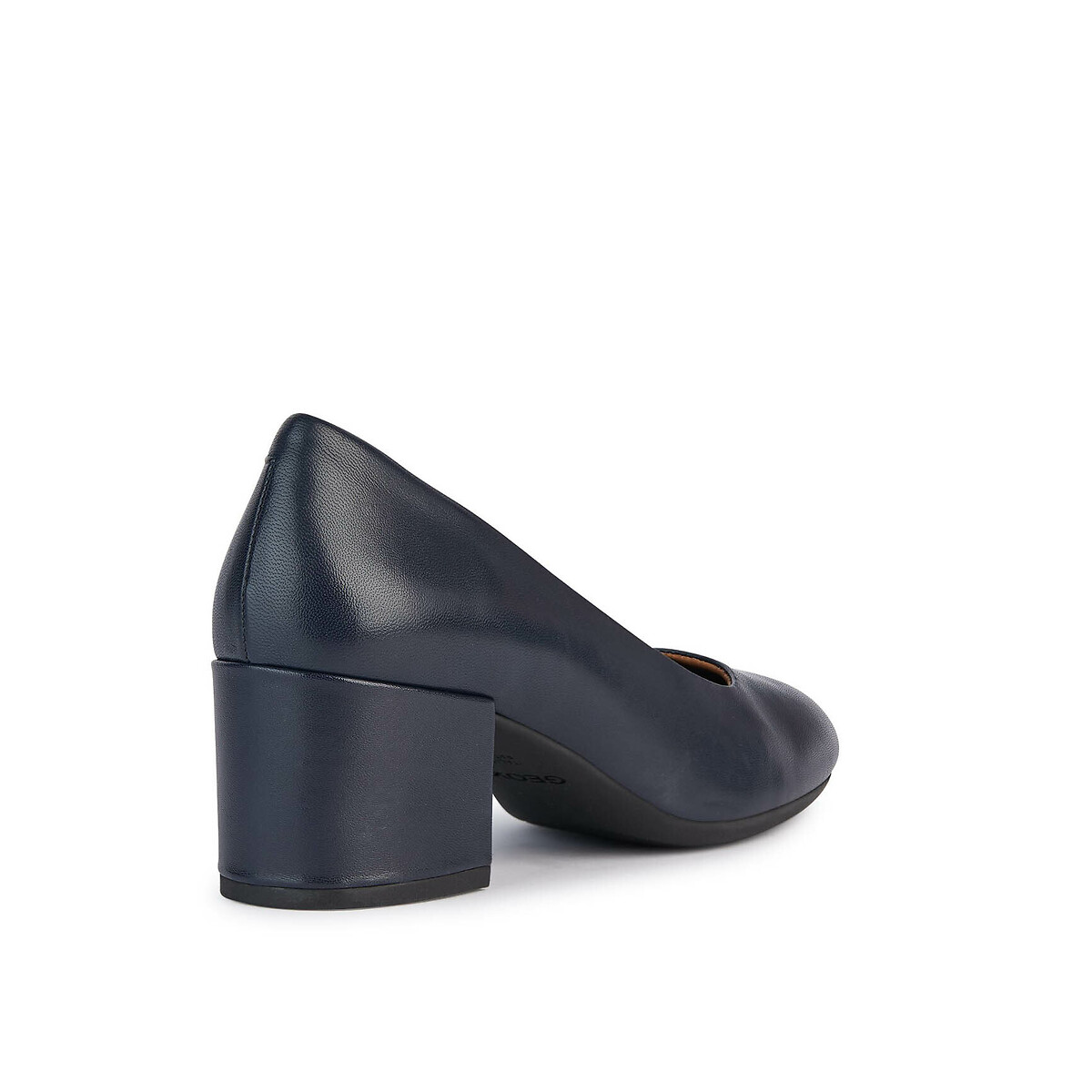 Escarpins en cuir respirant Eleana bleu marine, GEOX