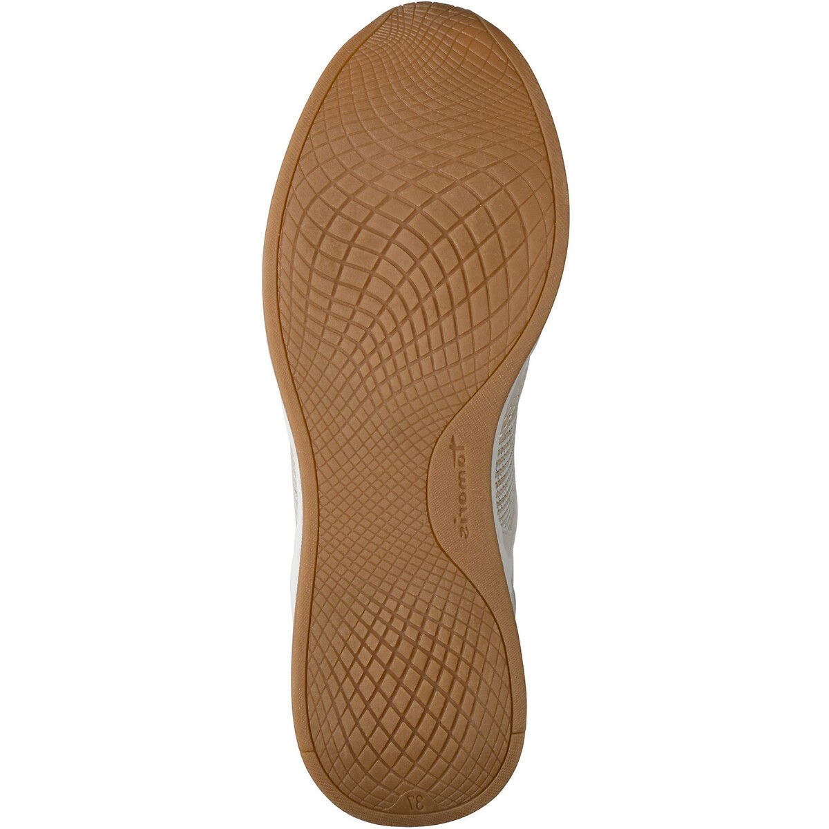 Baskets compensées et zippées beige, TAMARIS