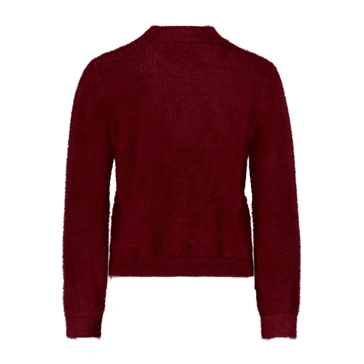 Pull-over en maille à col fall burgundy, BETTY & CO