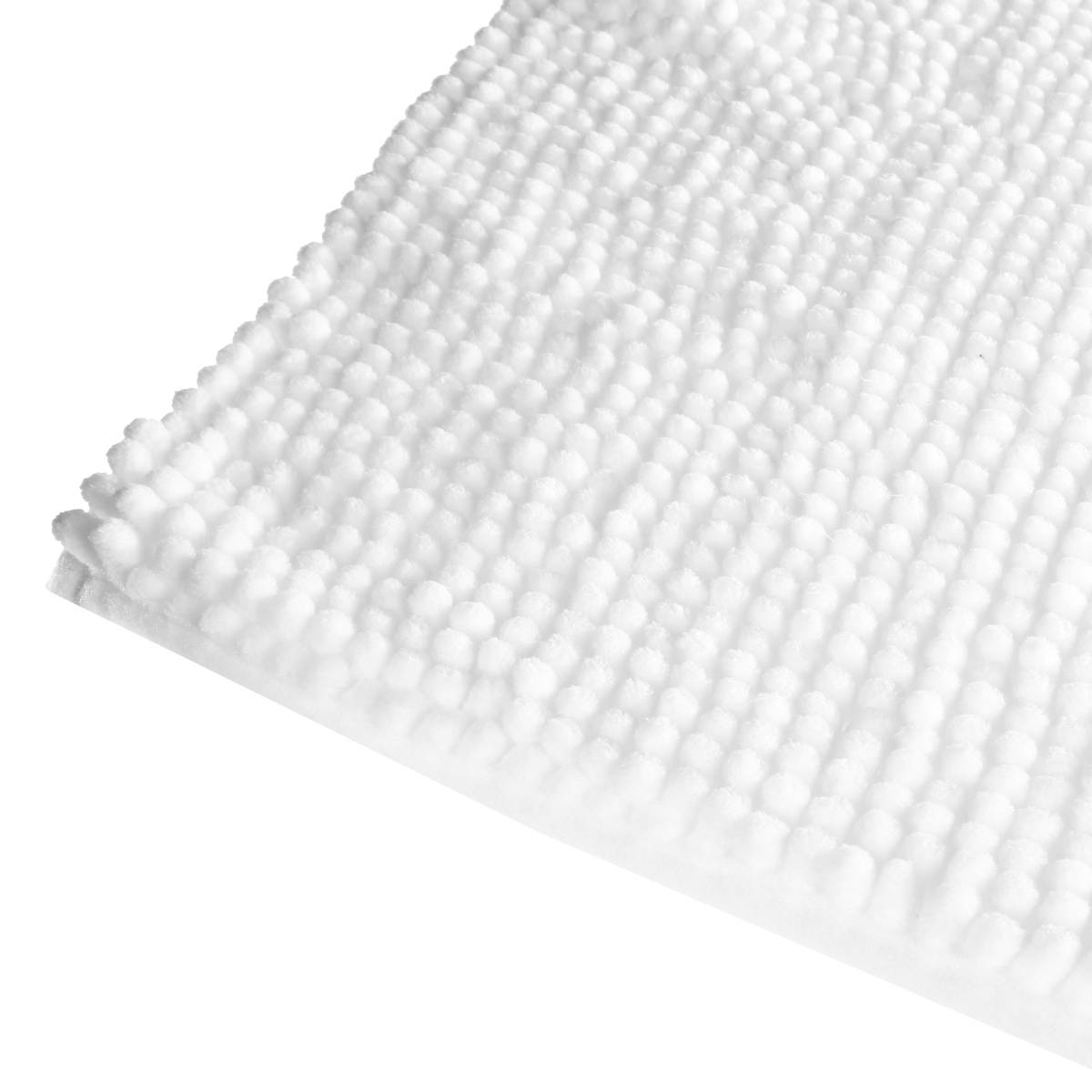 Tapis de bain 80x50cm COLORAMA blanc, 5FIVE SIMPLY SMART