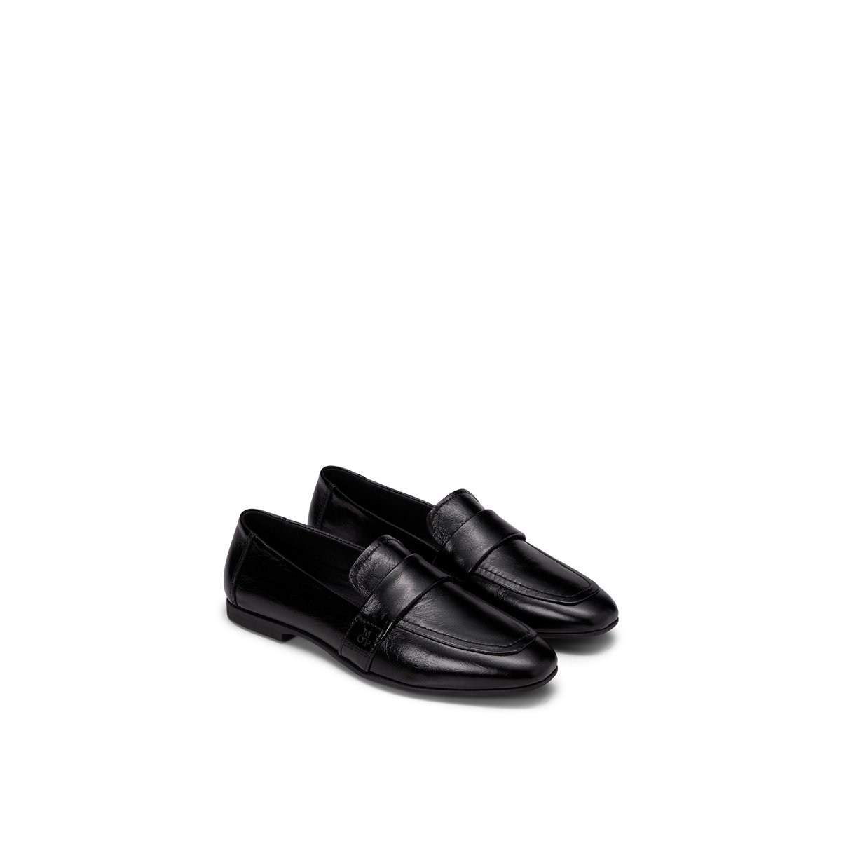 Loafer Modèle Safina en cuir de vache raffiné noir, MARC O'POLO