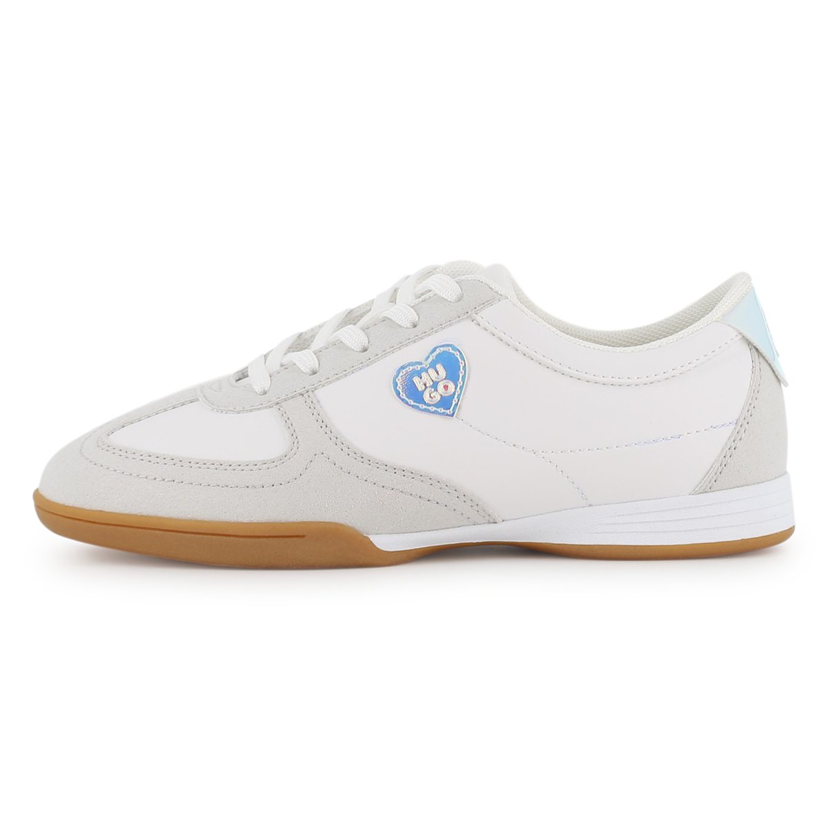 Baskets basse à lacets blanc, HUGO KIDSWEAR