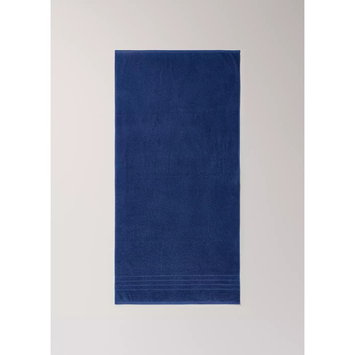 Serviette de bain coton bleu nuit, MANGO HOME
