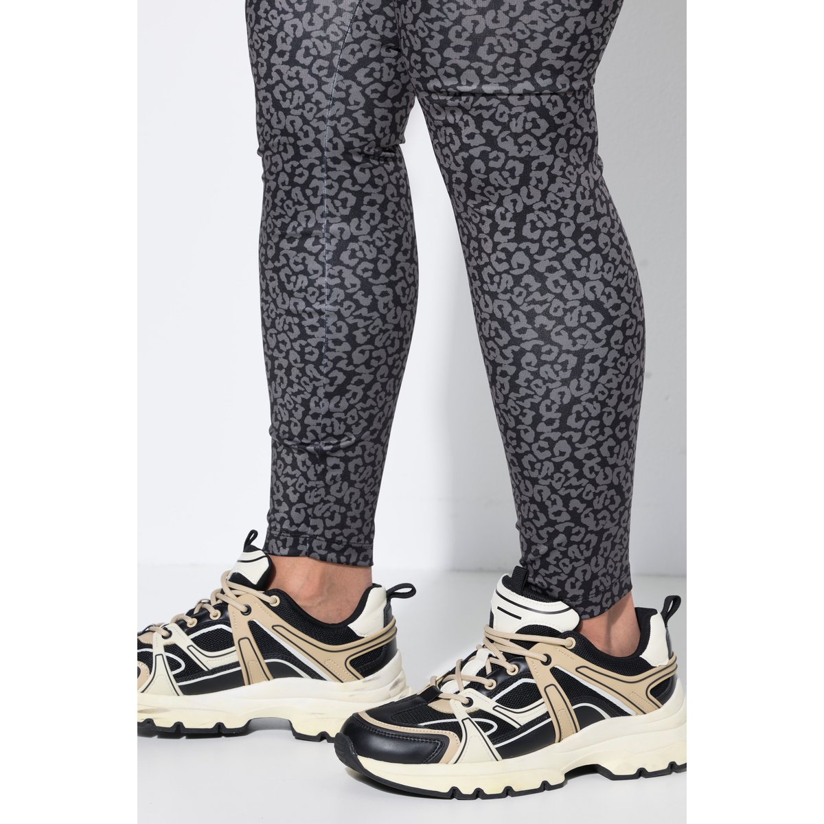 Legging imprimé taupe foncé, ULLA POPKEN