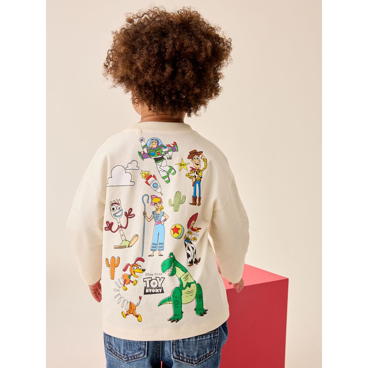 T-shirt à manches longues toy story écru, NEXT