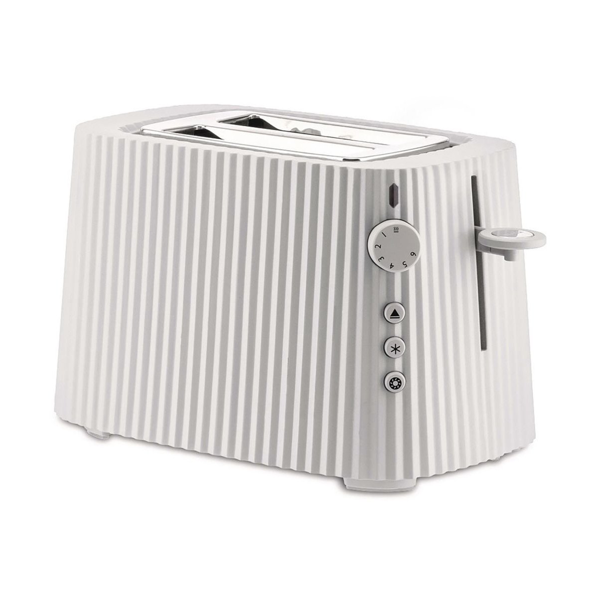 Grille pain plissé en résine blanche blanc, ALESSI
