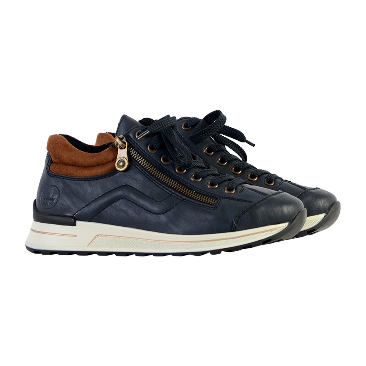 Basket à Zip Morelia bleu, RIEKER