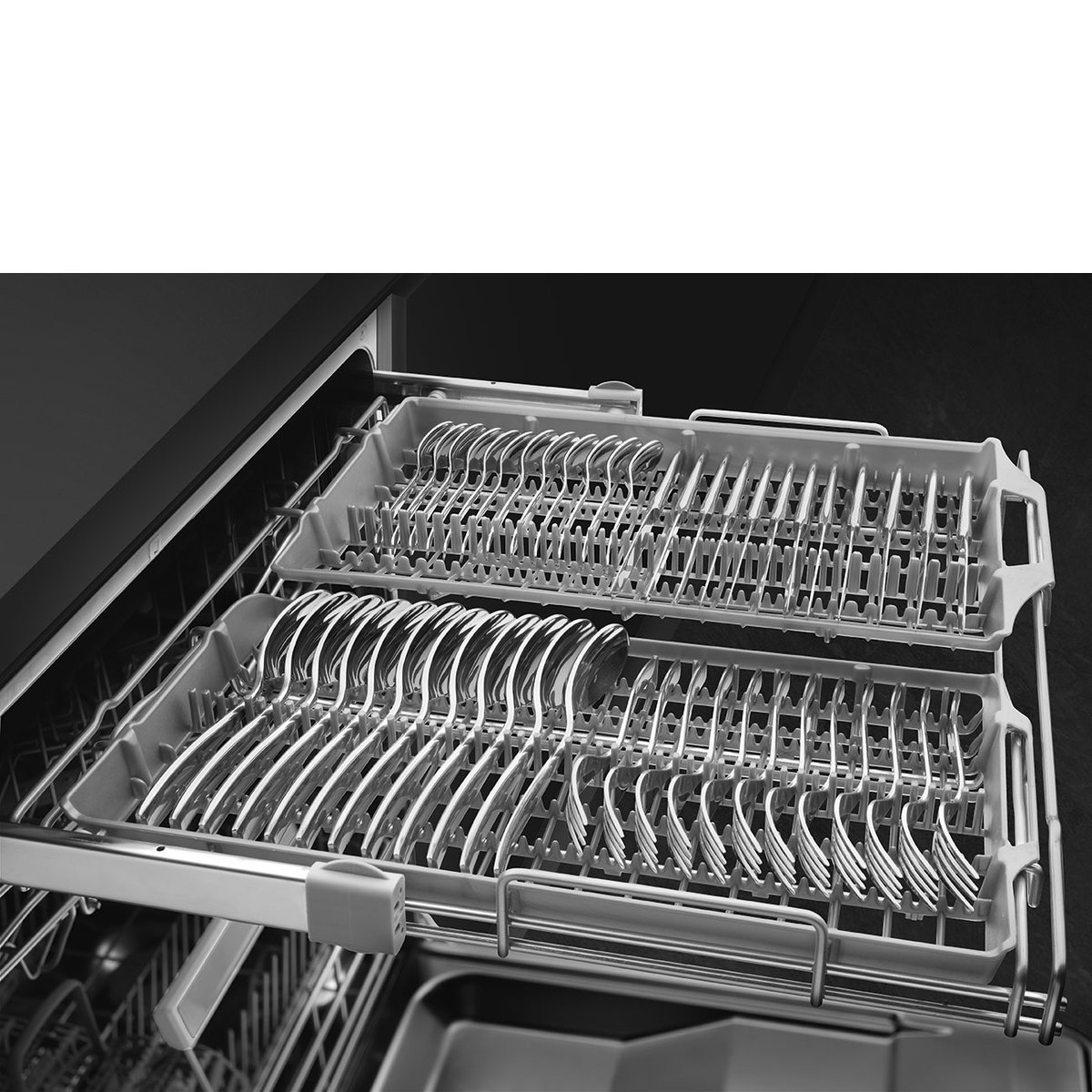 Lave vaisselle encastrable STFAB3 noir brillant, SMEG