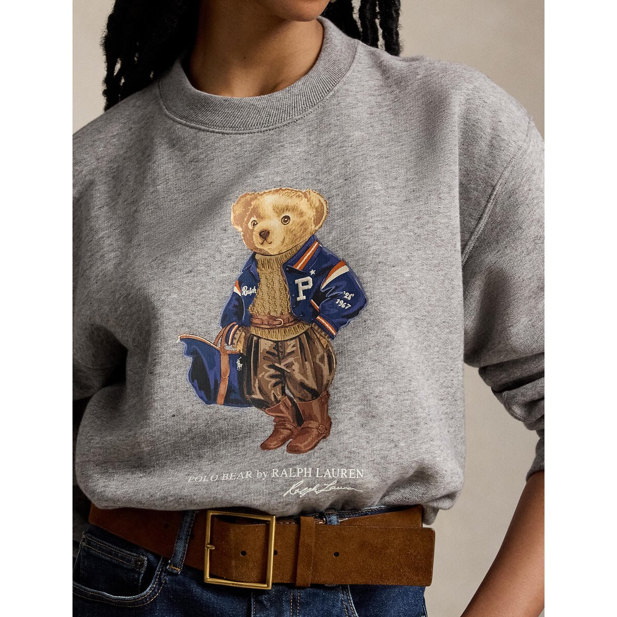 Sweat col rond, POLO BEAR gris, POLO RALPH LAUREN