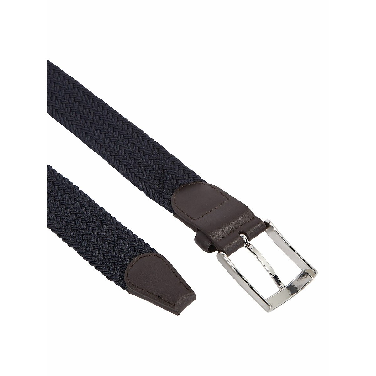 Cinto entrançado, New Adan 3,5 cm marinho, TOMMY HILFIGER