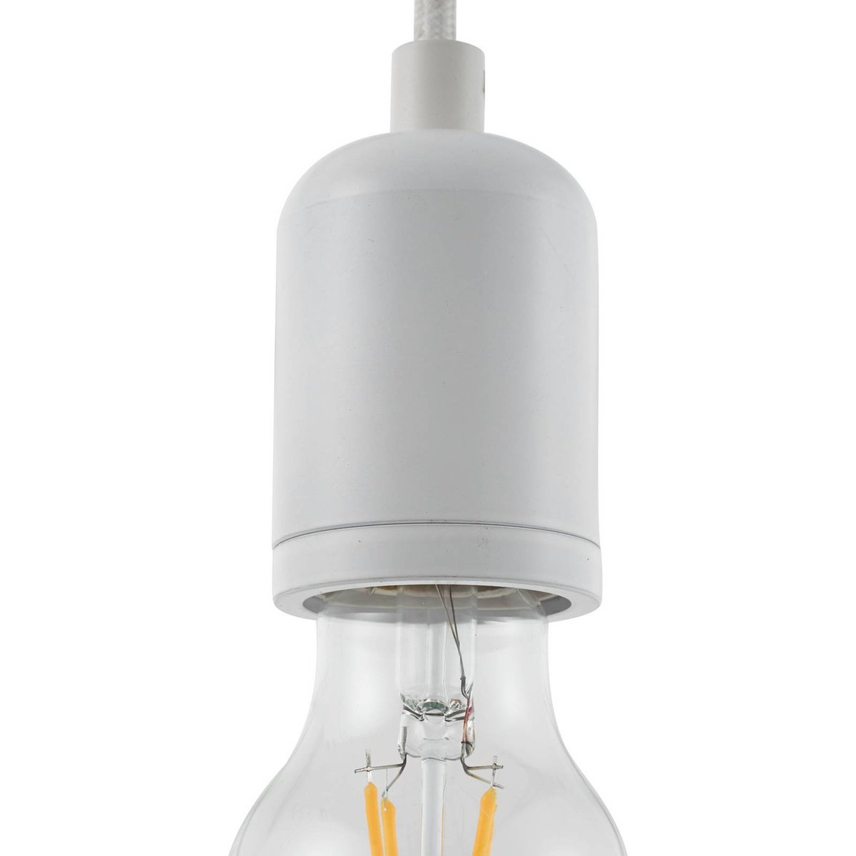 Suspension en aluminium moderne, Hattie blanc, LINDBY