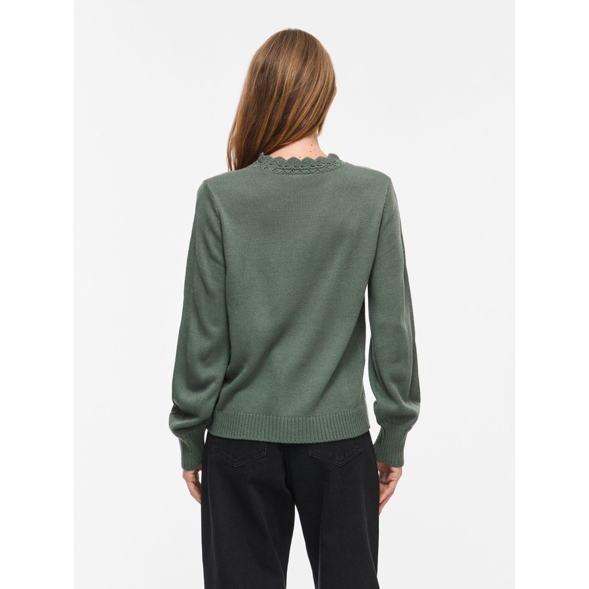 Pull En Maille vert - laurel wreath1, VILA