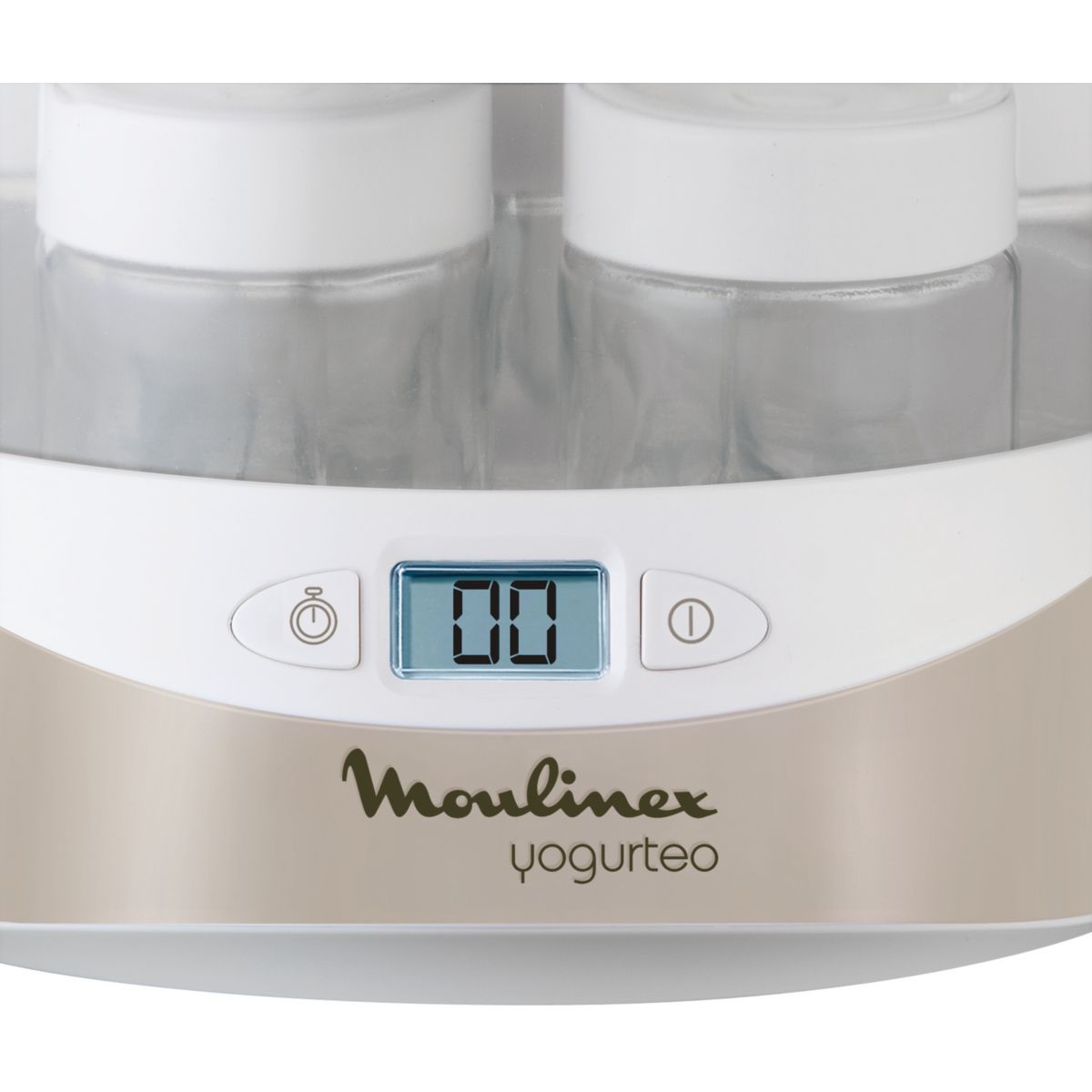 Yaourtière Yogurteo 7 pots YG231E32 silver, MOULINEX