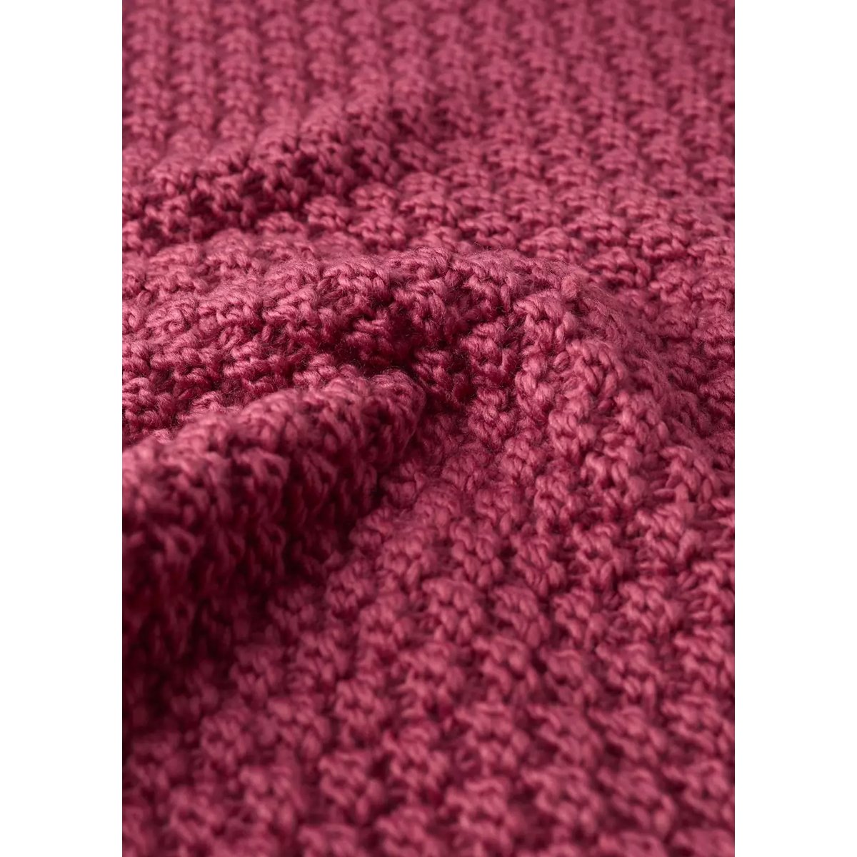 Couverture texturée crochet corail, MANGO HOME