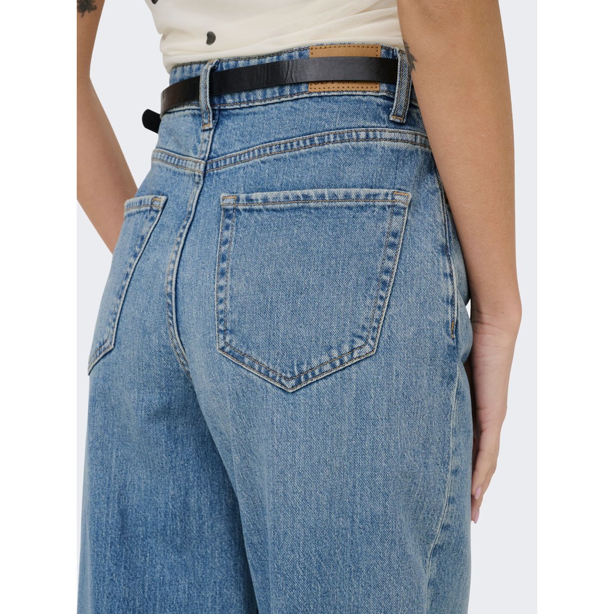 Jean À Jambe Large light blue denim 1, JDY