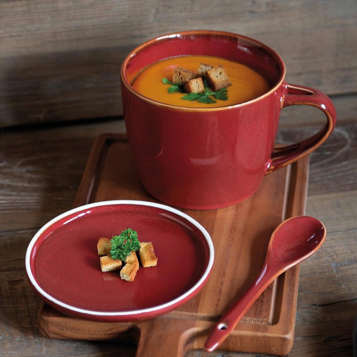 Bol à soupe Elyas 75 cl - ELYAS rouge, TABLE PASSION