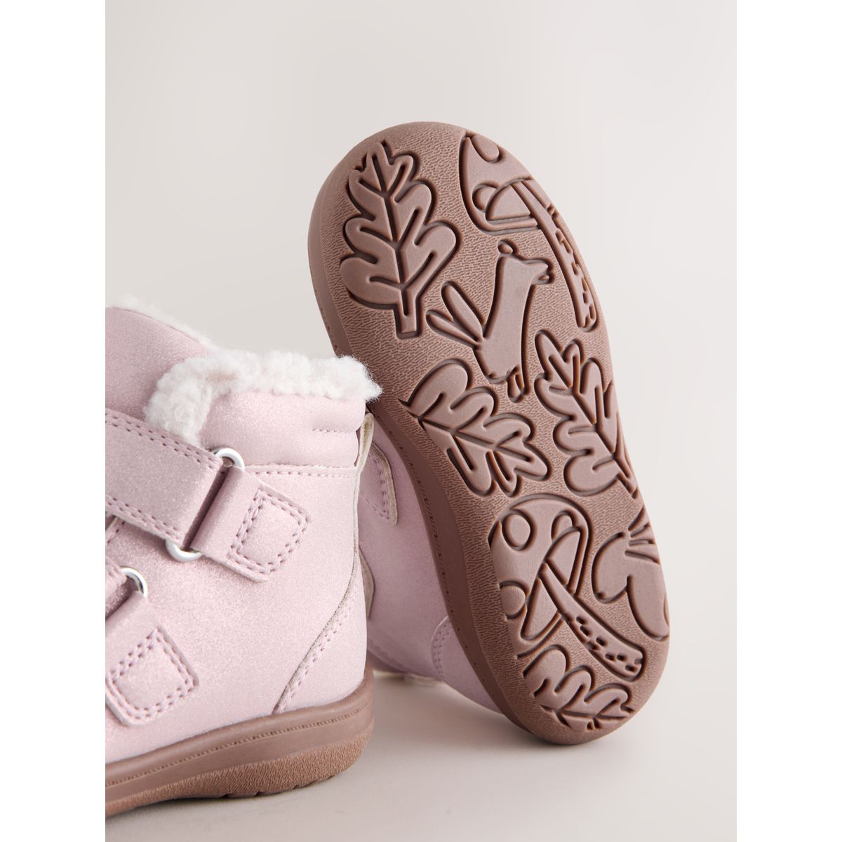 Bottines imperméables à scratch rose, NEXT
