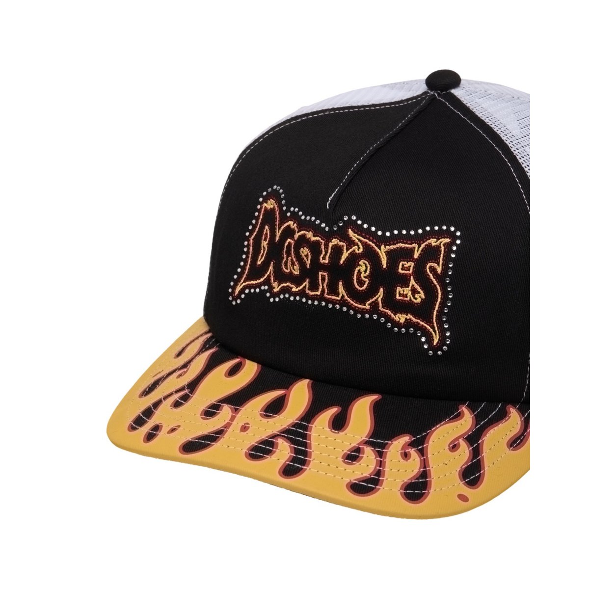 Casquette strapback BURNING BRIM. noir black, DC SHOES