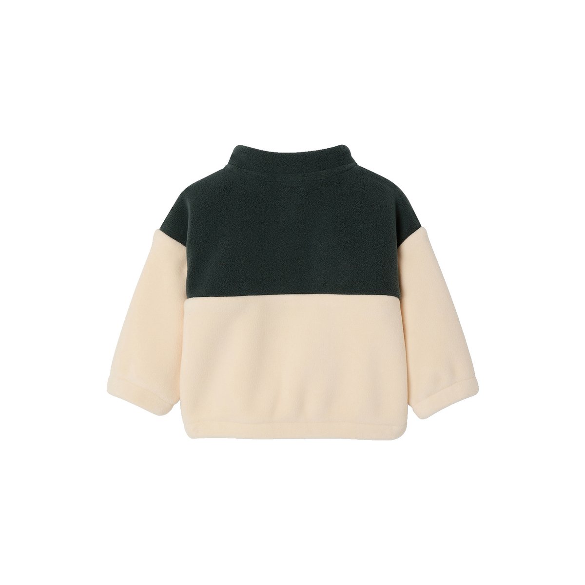 Sweat col montant vert sapin, VERTBAUDET