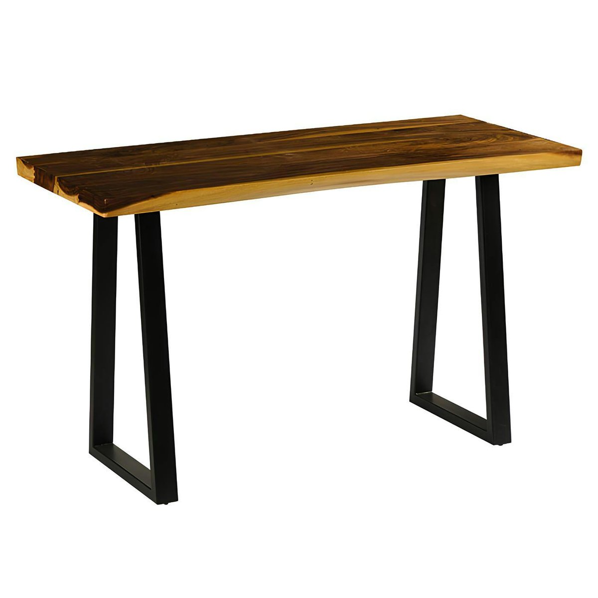 Table haute en bois de suar massif 180 cm NAUTA bois naturel, PIER IMPORT