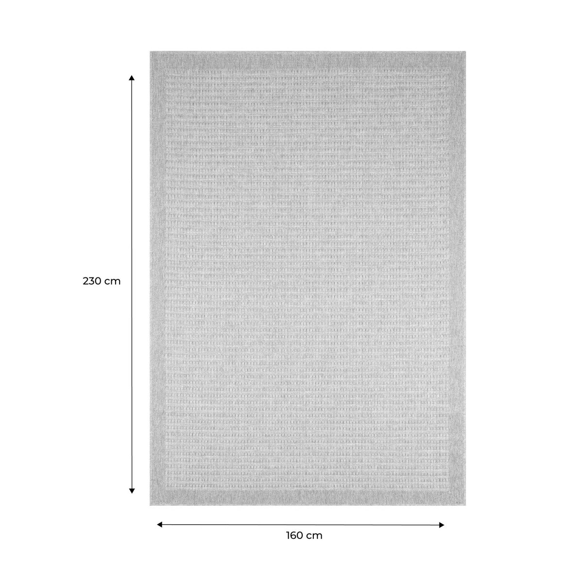 Tapis intérieur rectangulaire bohème FINCH beige, SWEEEK
