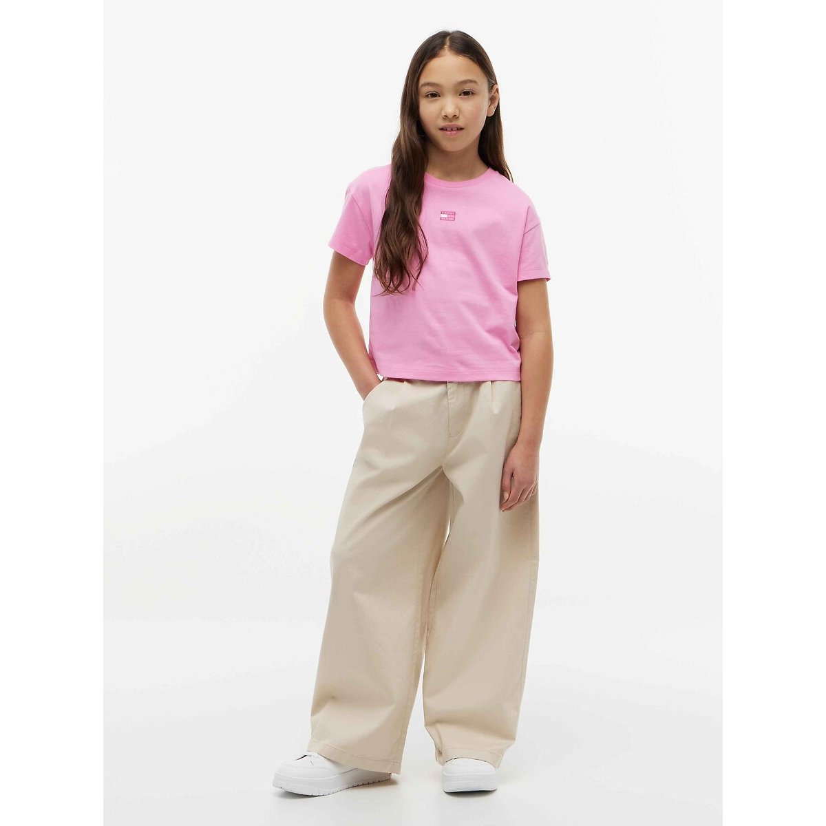 T-shirt manches courtes rose, TOMMY HILFIGER