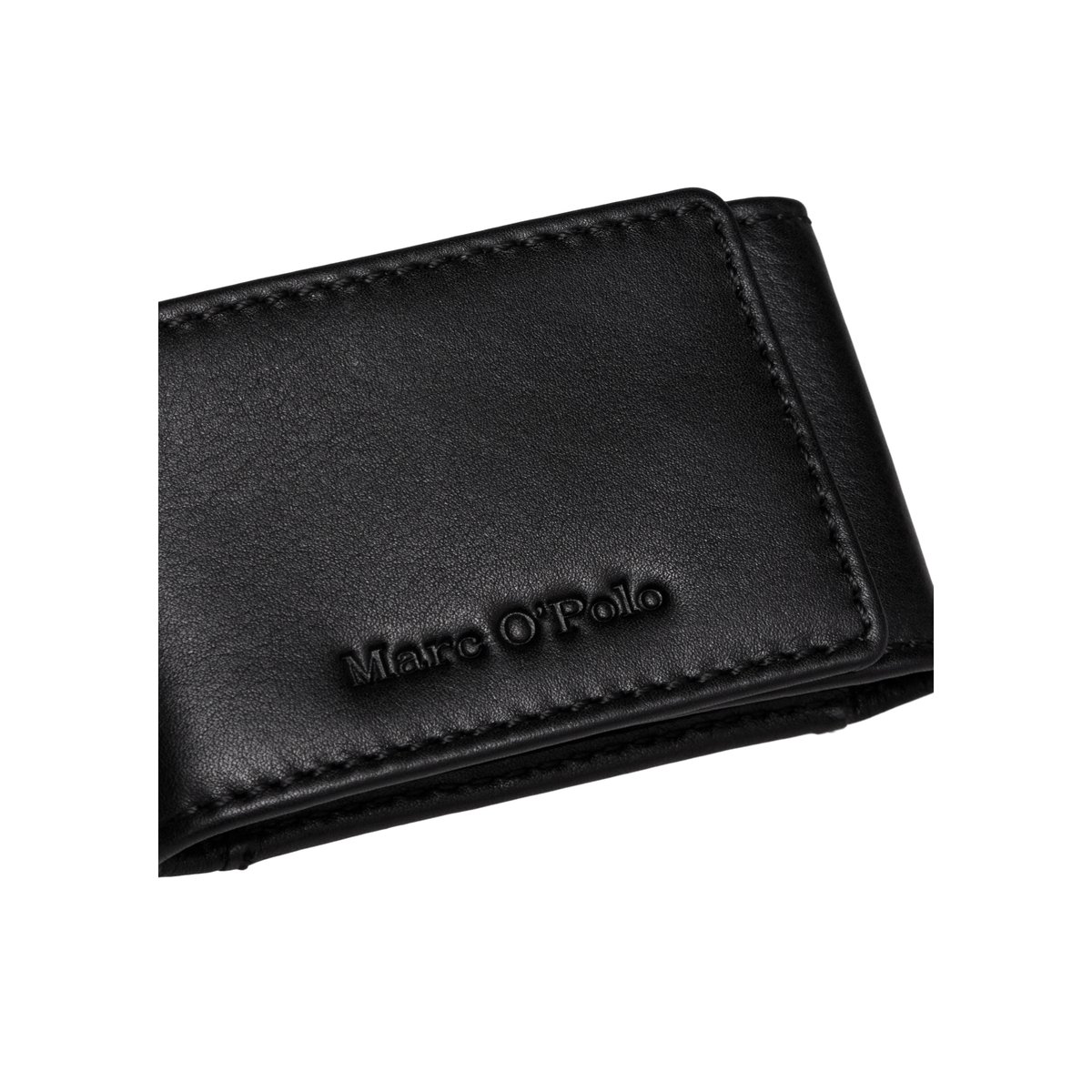 Portefeuille modèle Phillip en cuir de vachette de qualité supérieure noir, MARC O'POLO