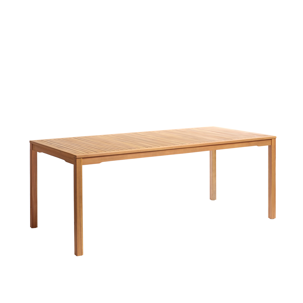 Table de jardin en acacia massif 200 cm MILOS naturel, BERAH GETAH