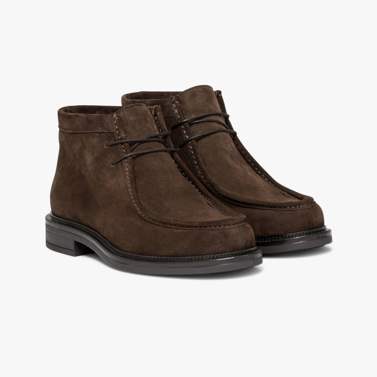 Boots À Talon en cuir FERGUS marron chocolat, BOCAGE