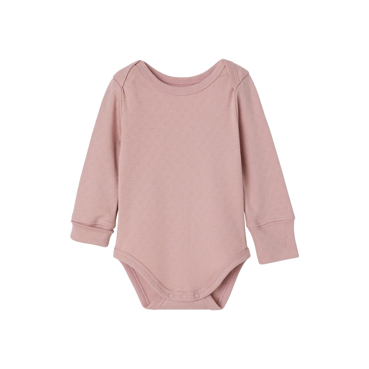 Lot de 3 bodies manches longues rose, VERTBAUDET