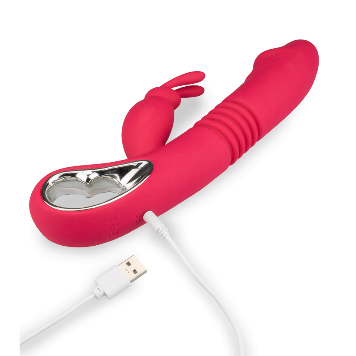 Vibromasseur puissant rabbit va-et-vient chauffant Dreamer rose, LOVE AND VIBES