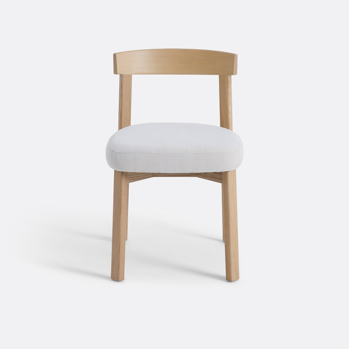Chaise en frêne massif, Germain ecru, LA REDOUTE INTERIEURS