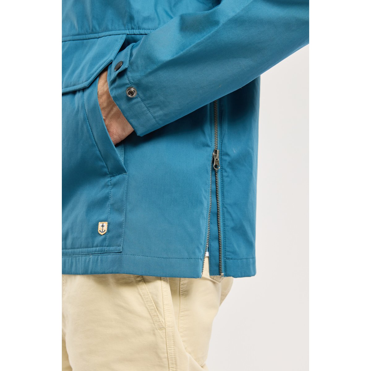 Vareuse déperlante en coton bleu glacial, ARMOR-LUX