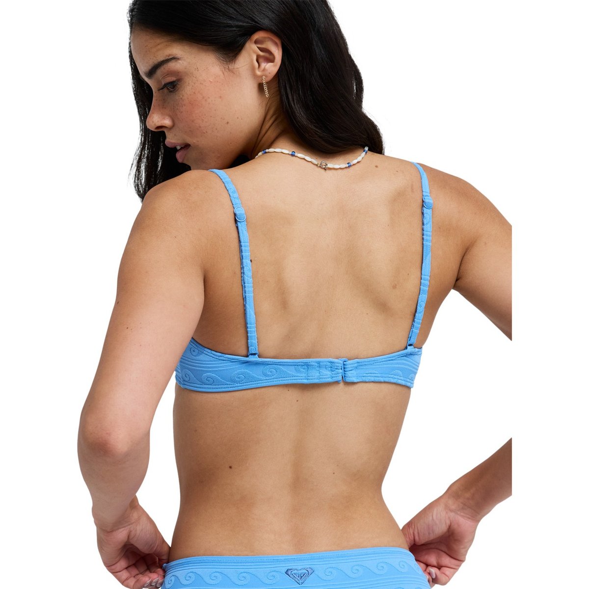 Haut de maillot de bain bikini bralette PARADISE WAVE BRALETTE. bleu silver lake blue make a splash, ROXY